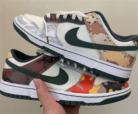 camo dunks